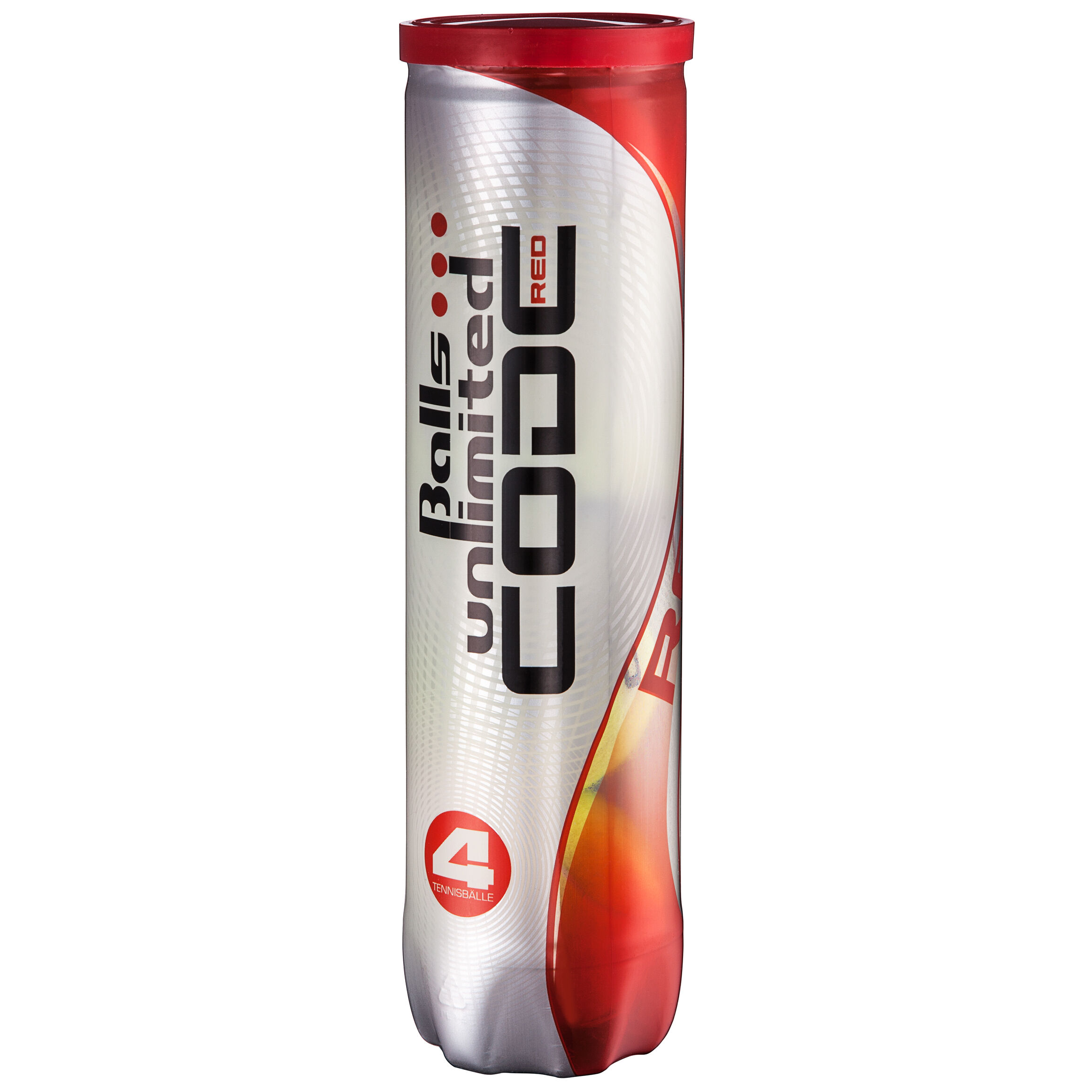 Balls Unlimited Code Red 4 Ball Tube | Tennis-Point