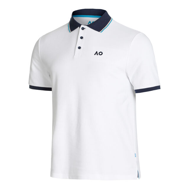 Buy Australian Open AO Player Polo Men White, Dark Blue online Tennis