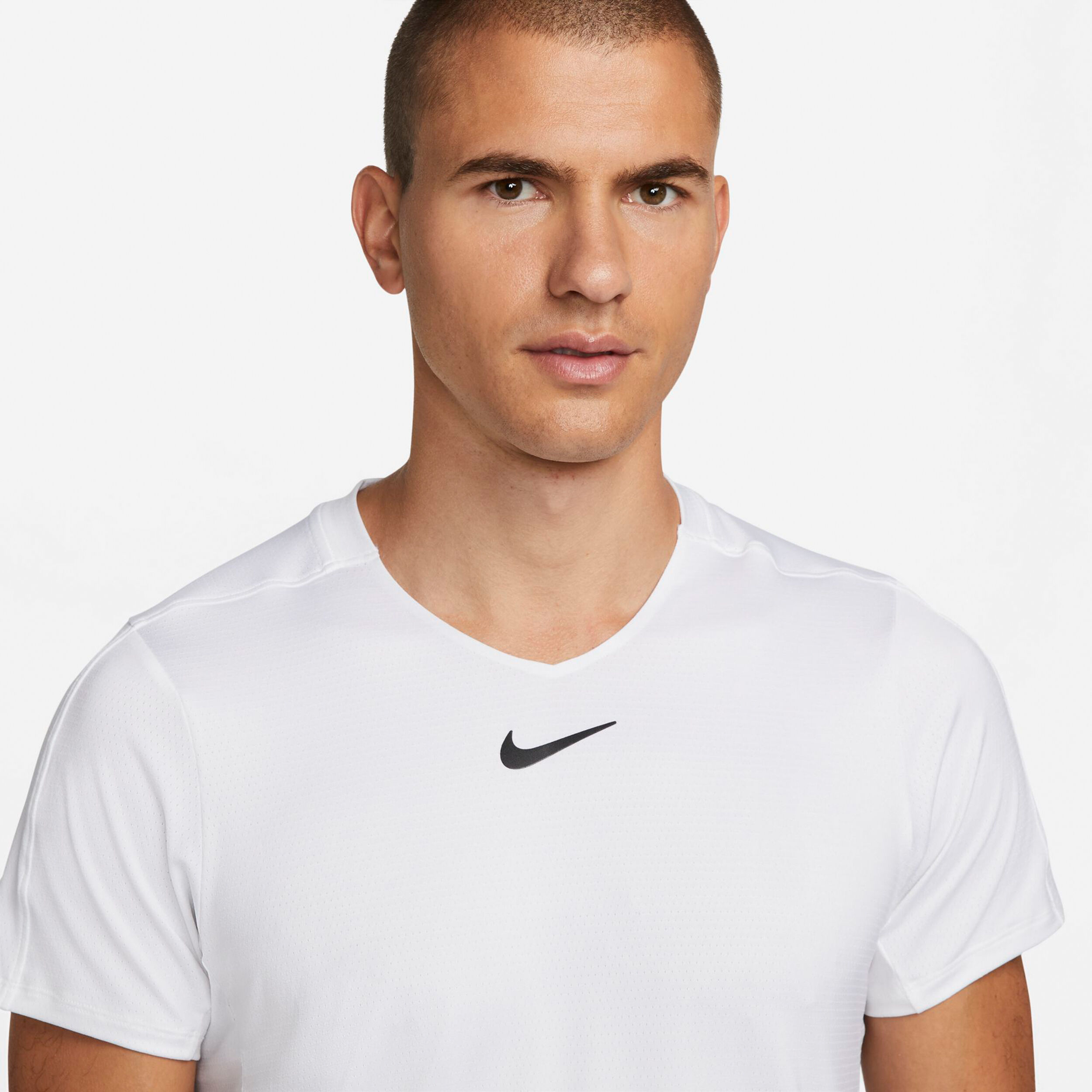 Nike dri fit t shirt mens white clearance