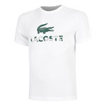 Lacoste Clothing Lacoste Urban Print T-Shirt Men-White