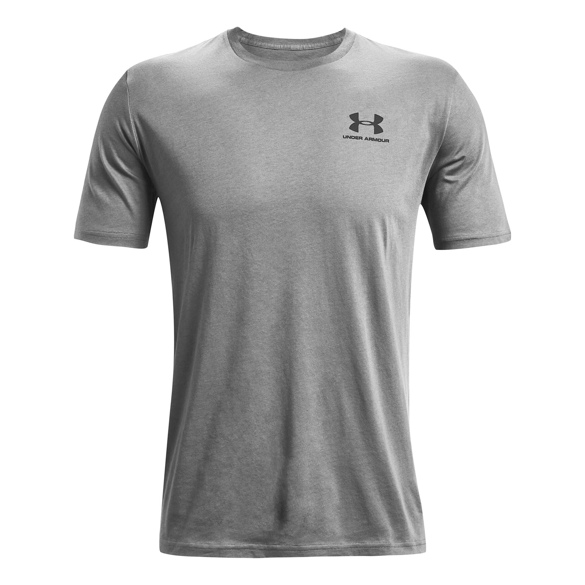 Sportstyle Left Chest T-Shirt Men - Grey, Black, under armour t shirt 