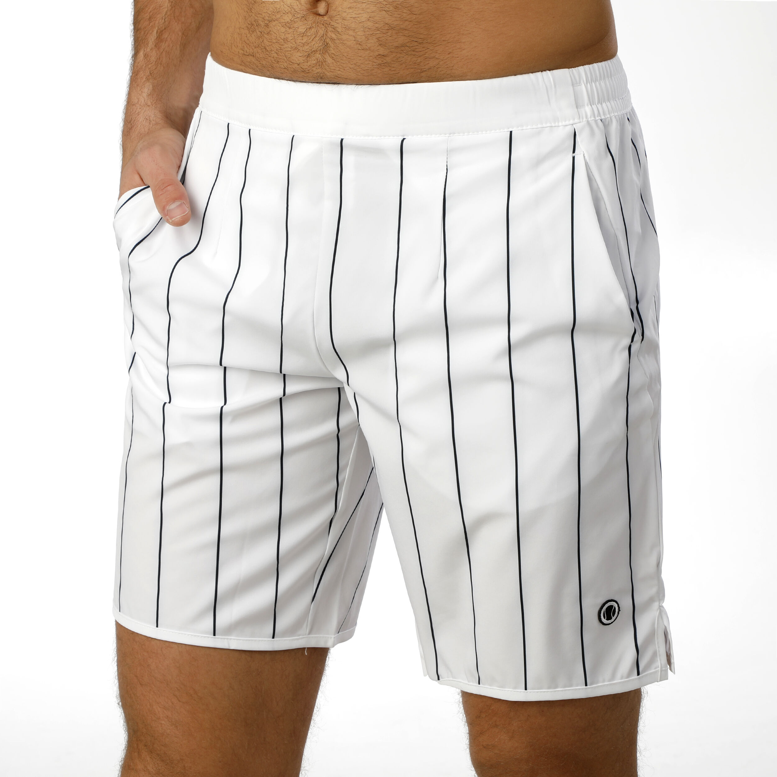 Vertical striped outlet shorts mens