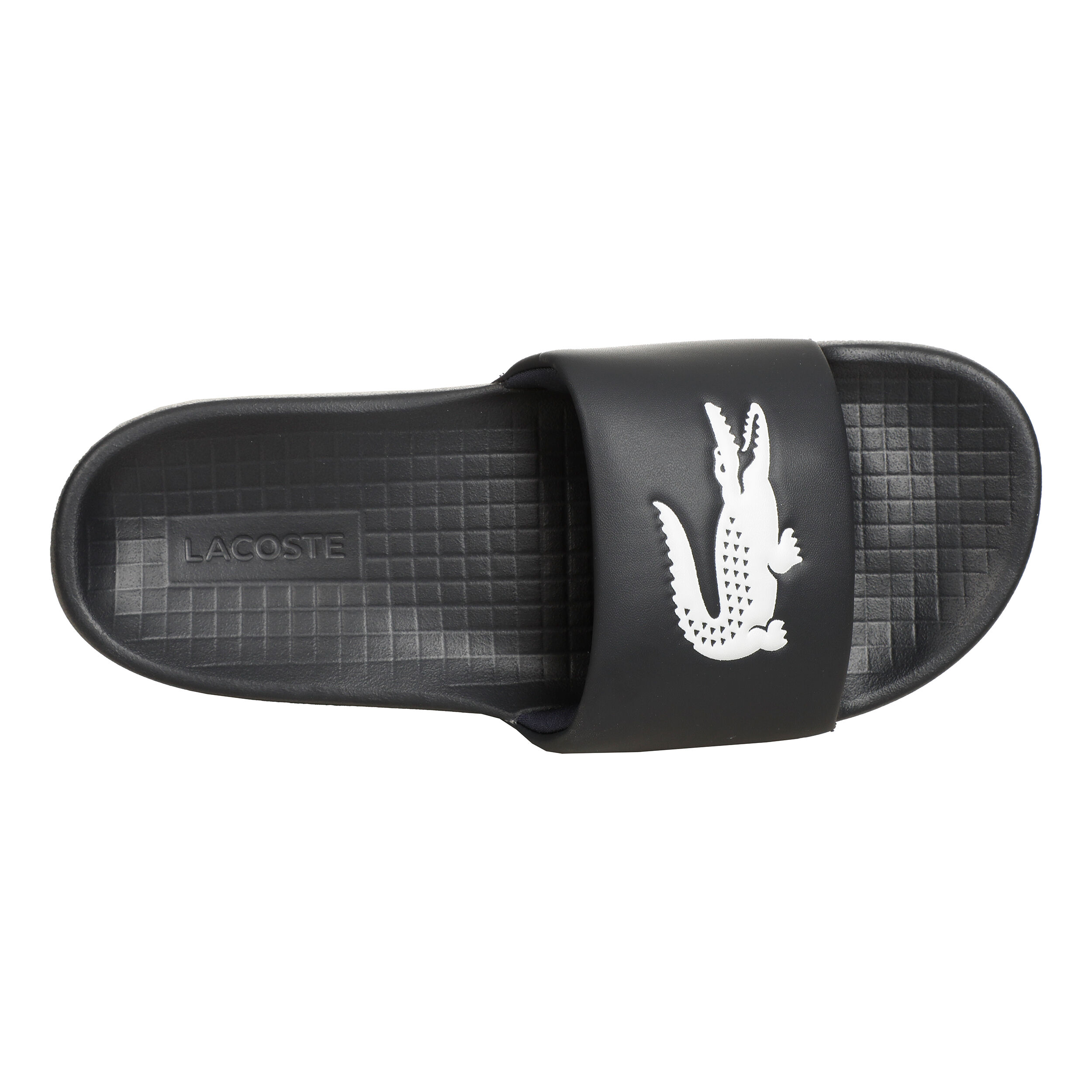 Lacoste slides sale hot sale
