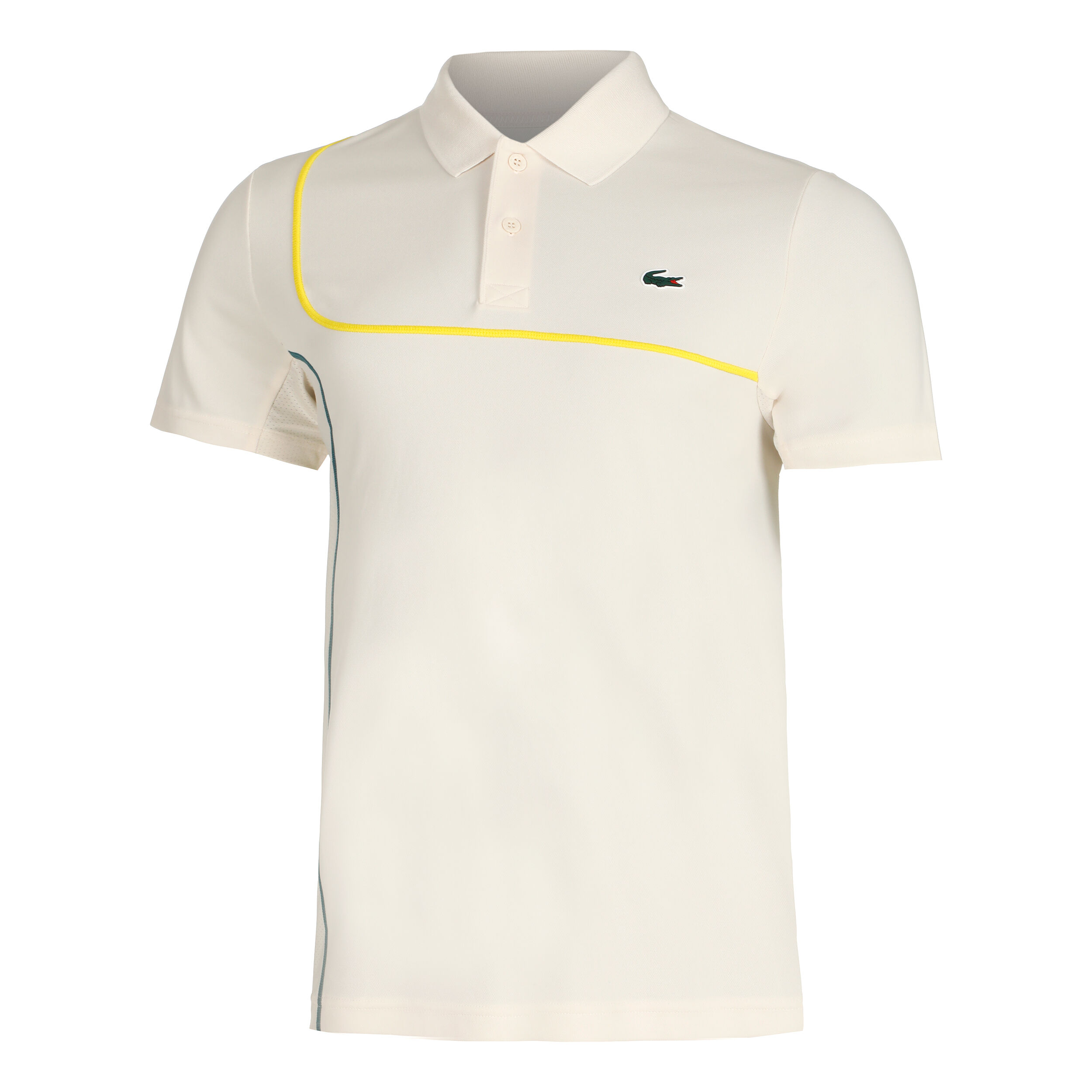 Polo lacoste jaune store