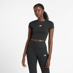 New Balance Clothing New Balance Harmony Fitted T-Shirt Women-Black