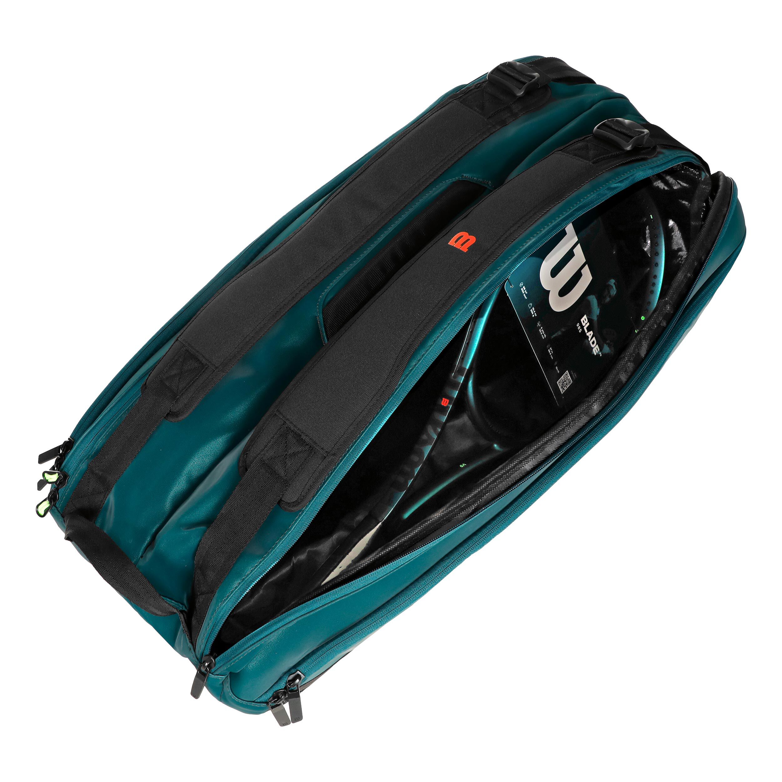 Buy Wilson Blade Super Tour Racket Bag 9 Pack Green Black online