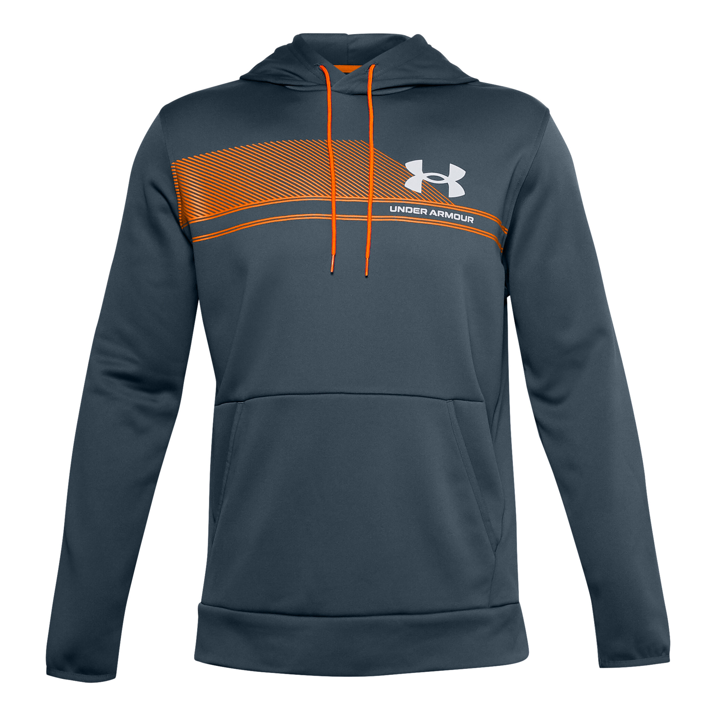 Buy Under Armour AF Graphic Hoody Men Dark Grey Orange online Tennis Point COM