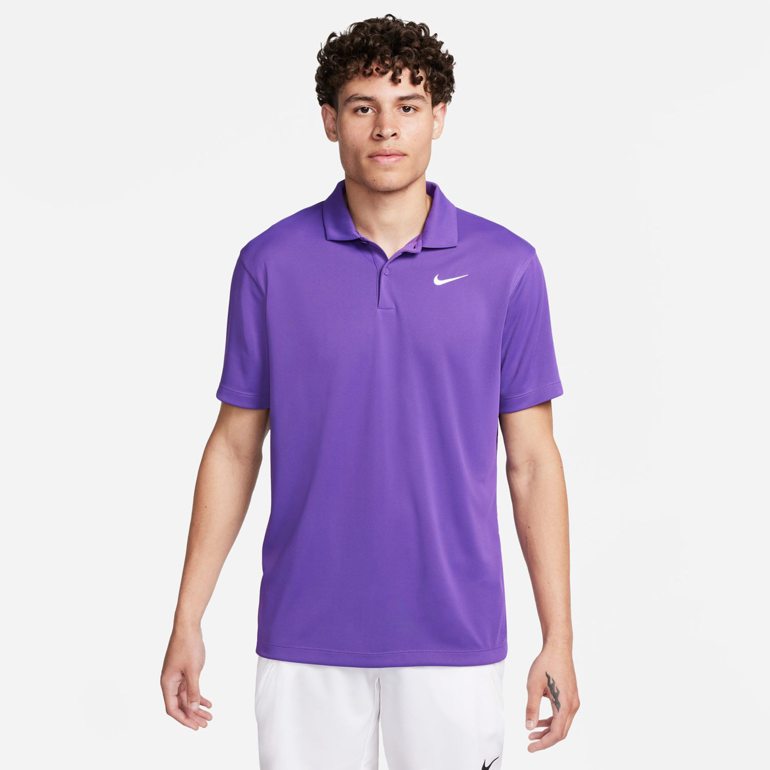 Dri Fit Court Solid Polo Men Violet
