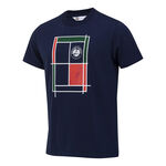 Roland Garros Clothing Roland Garros Court T-Shirt Men - dark blue, 