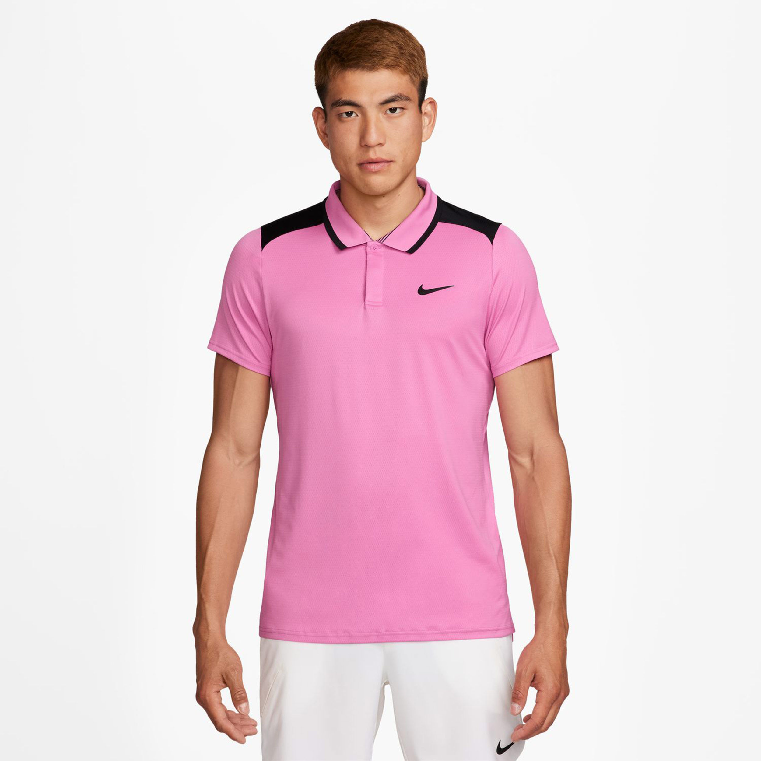 Court Dri Fit Advantage Polo Men Pink Black