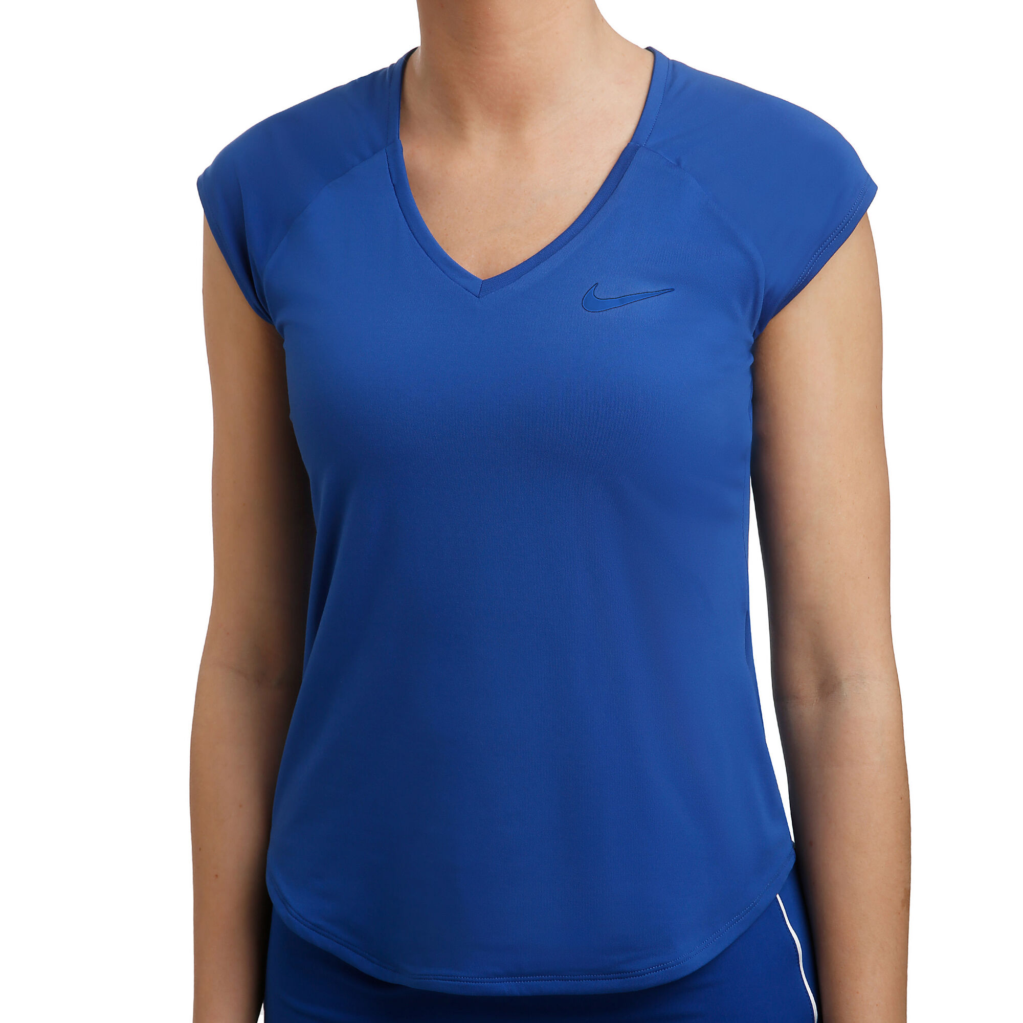 De daadwerkelijke constant Moet buy Nike Court Pure T-Shirt Women - Blue, White online | Tennis-Point
