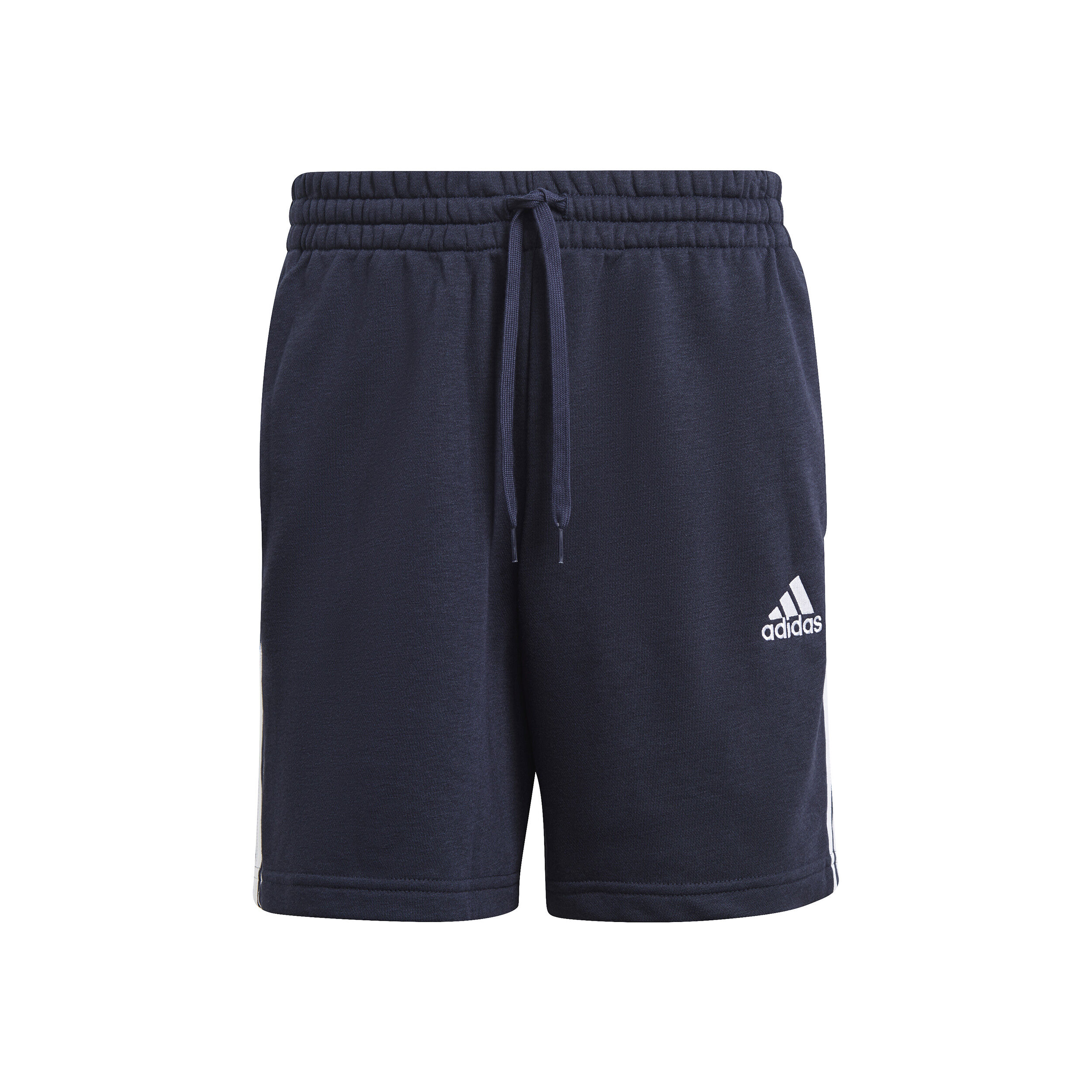 Essentials French Terry 3 Stripes Shorts Men Blue White