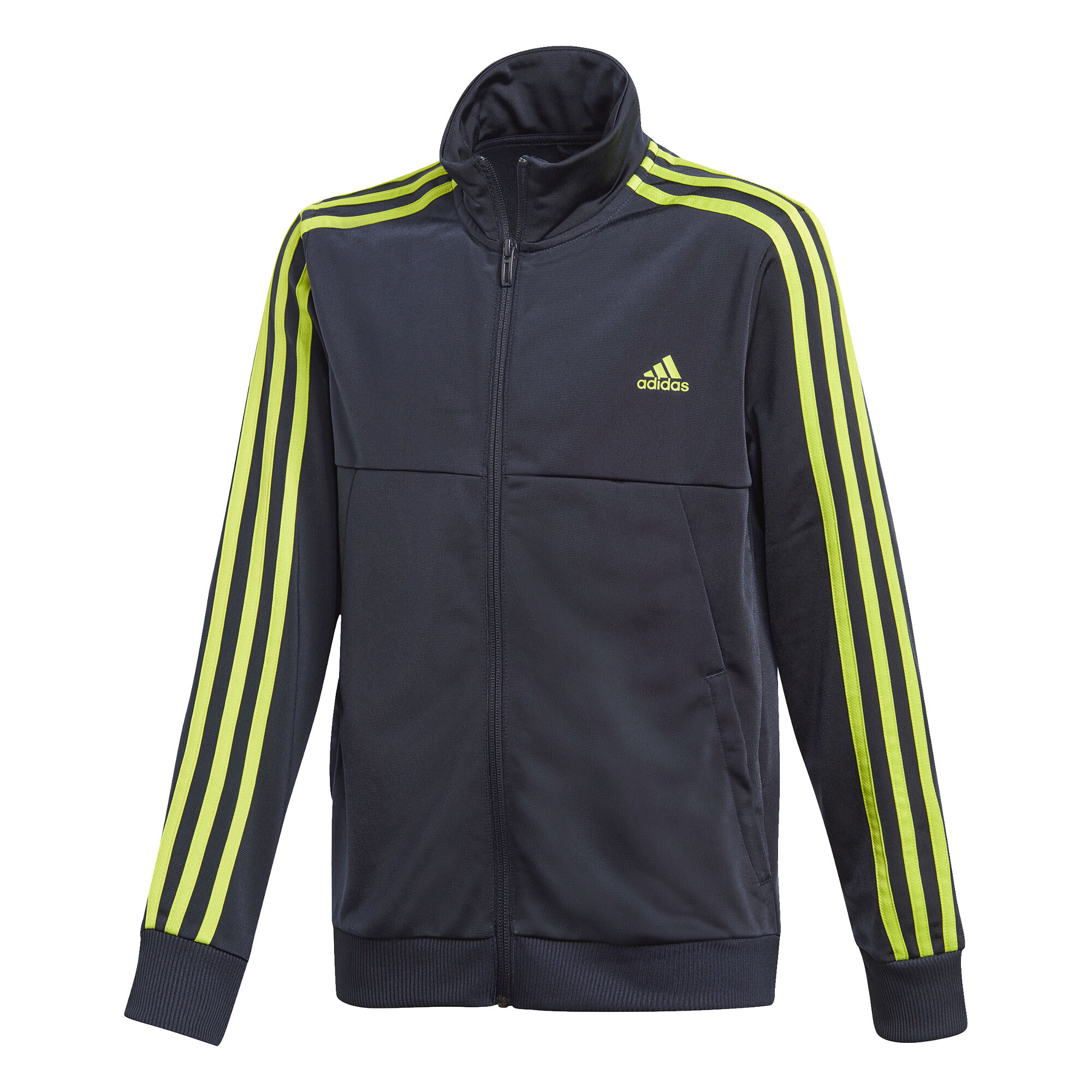 Tiro Tracksuit Boys Dark Blue Lime