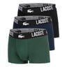 Cotton Stretch Trunk Boxer Shorts 3 Pack Men-Dark Green