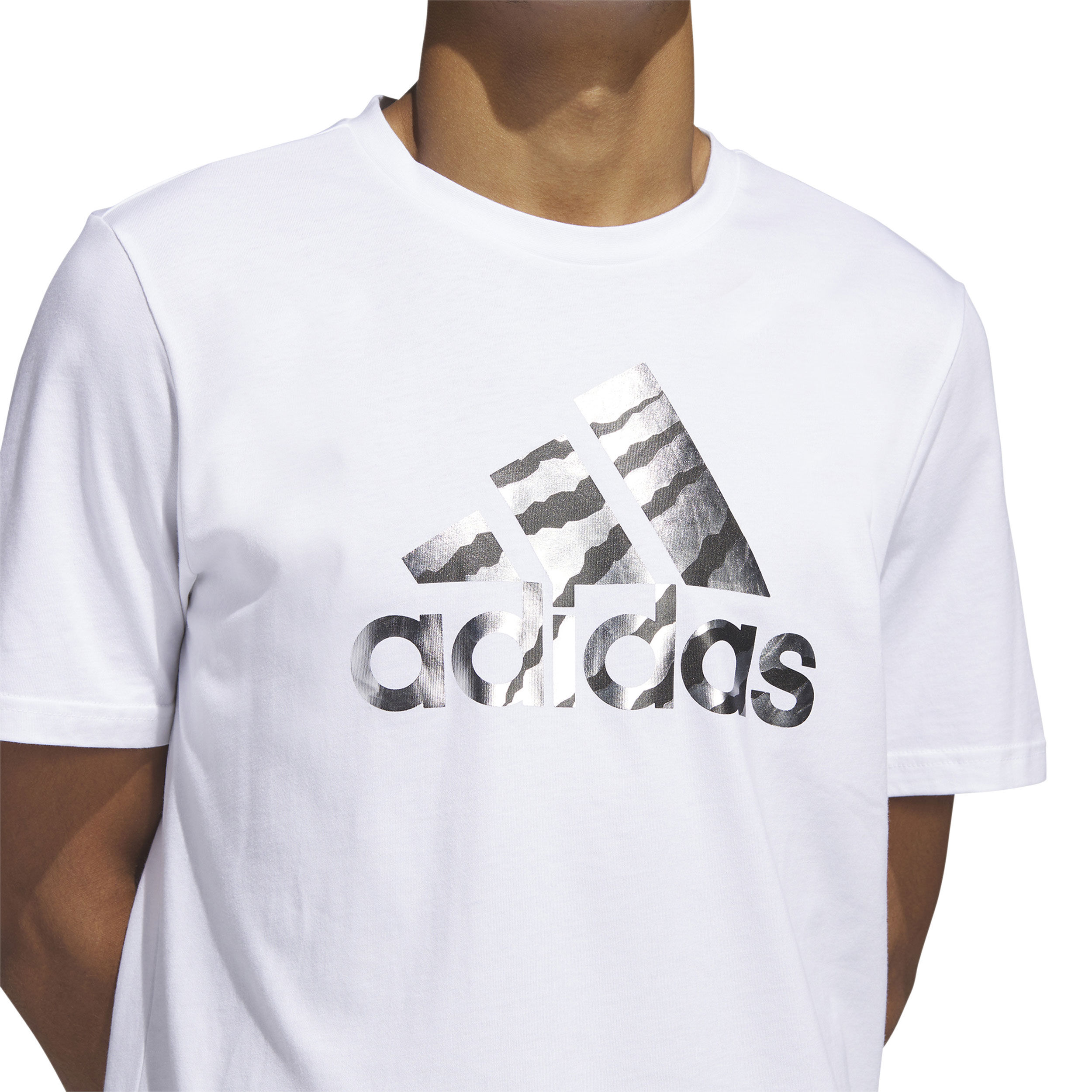 Adidas foil t hotsell shirt