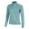 Road Winter 1/2 Zip Mid Layer Running Shirt Women-Sage