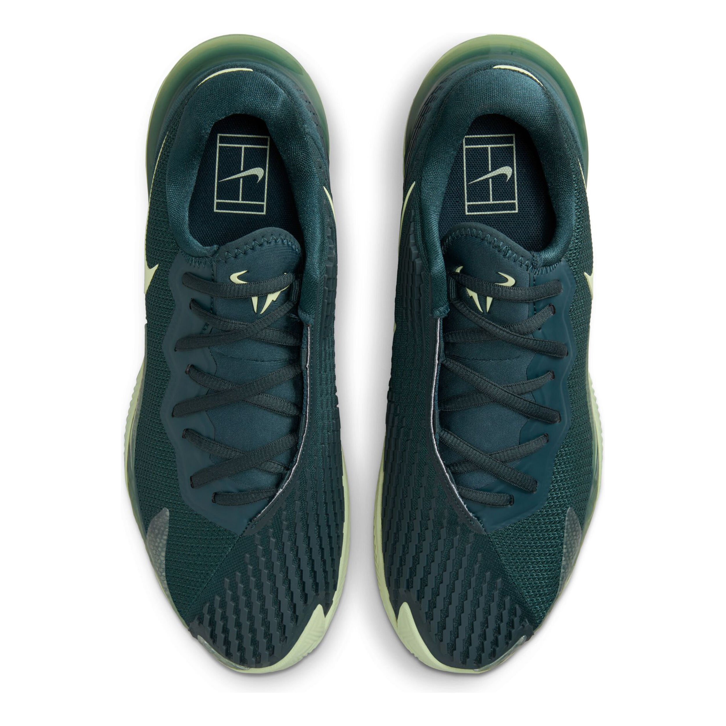 Court Vapor Cage 4 Rafa Clay Court Shoe Men Dark Green Lime