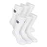 Don Carlito XXL Crew Move Sports Socks 6 Pack-White