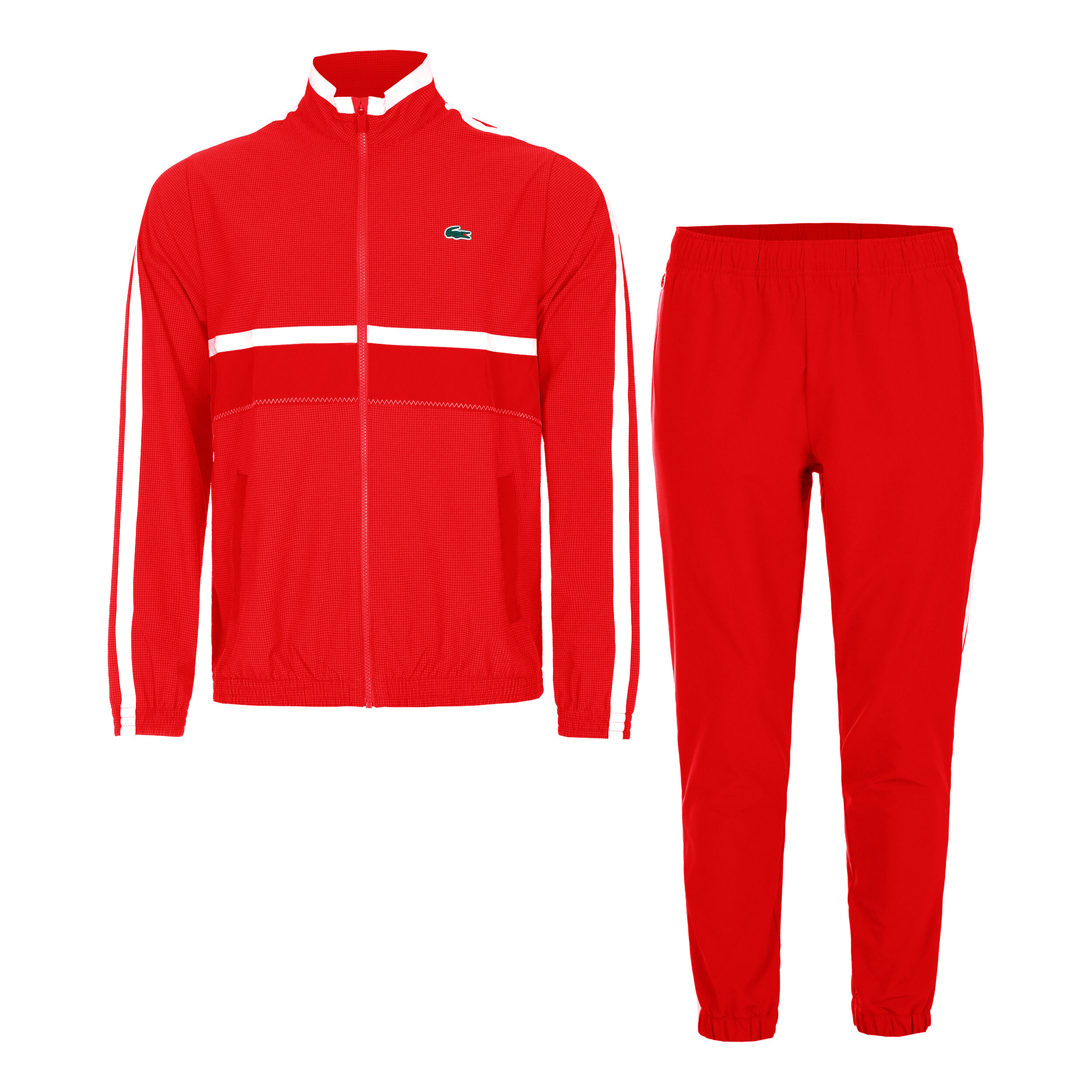 Red tracksuit mens hot sale