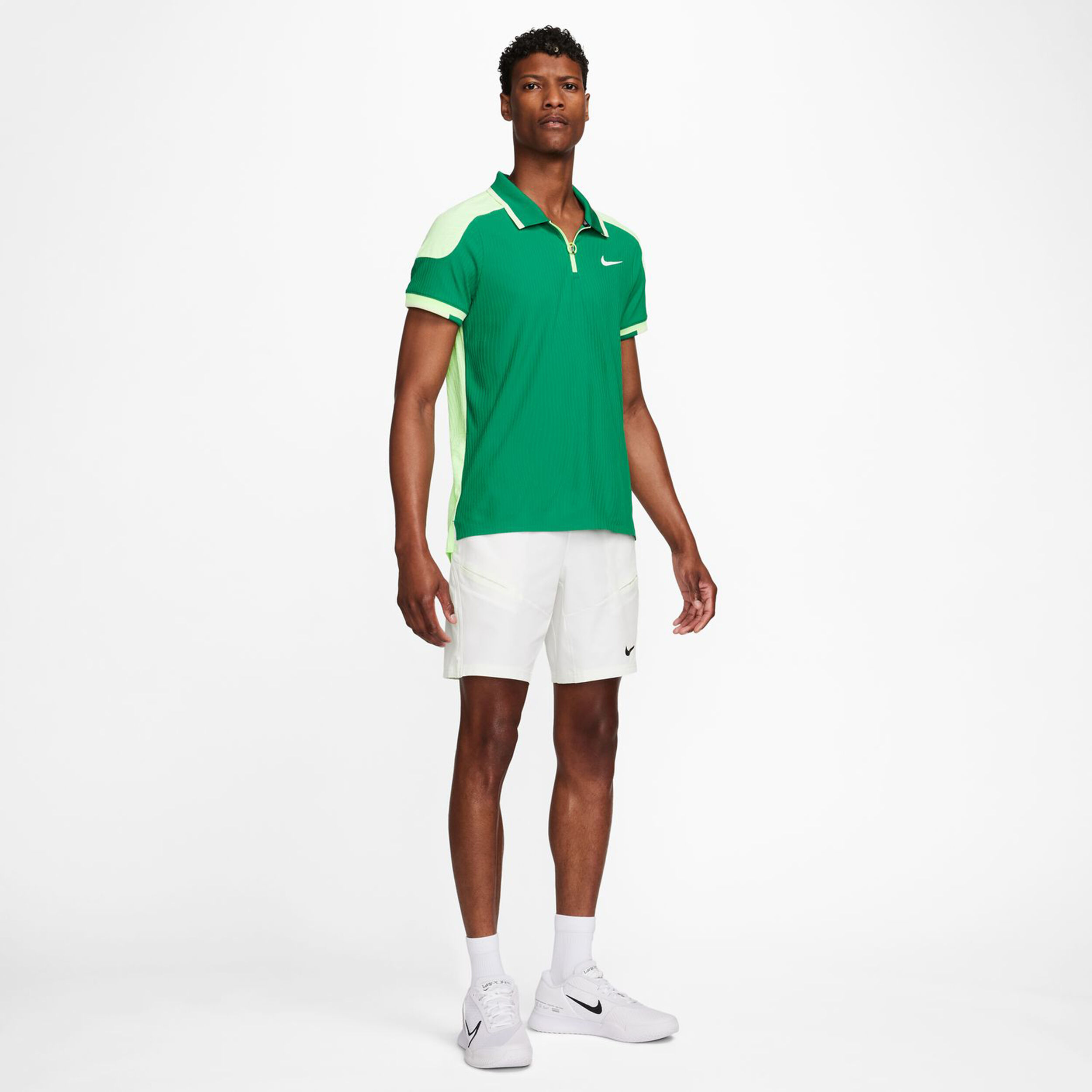 Buy Nike Court Dri Fit Advantage Slam ULT Polo Men Green Neon Green online Tennis Point COM