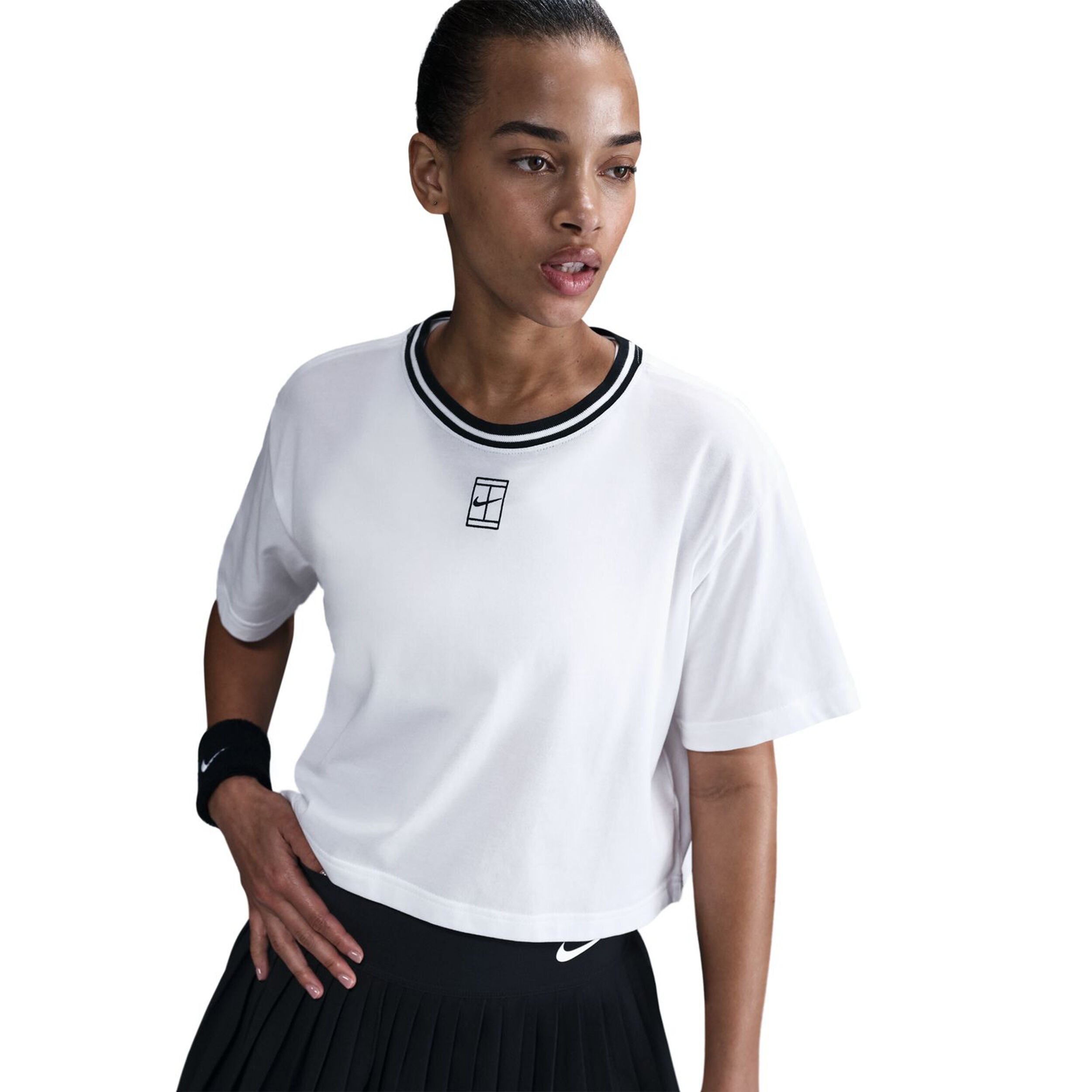 ★DNSR★ Women's Heritage Crop T-Shirt White Buy Nike Dri-Fit Heritage Crop T-Shirt Women White online