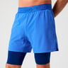 Borg 2 In 1 Shorts Men - light blue