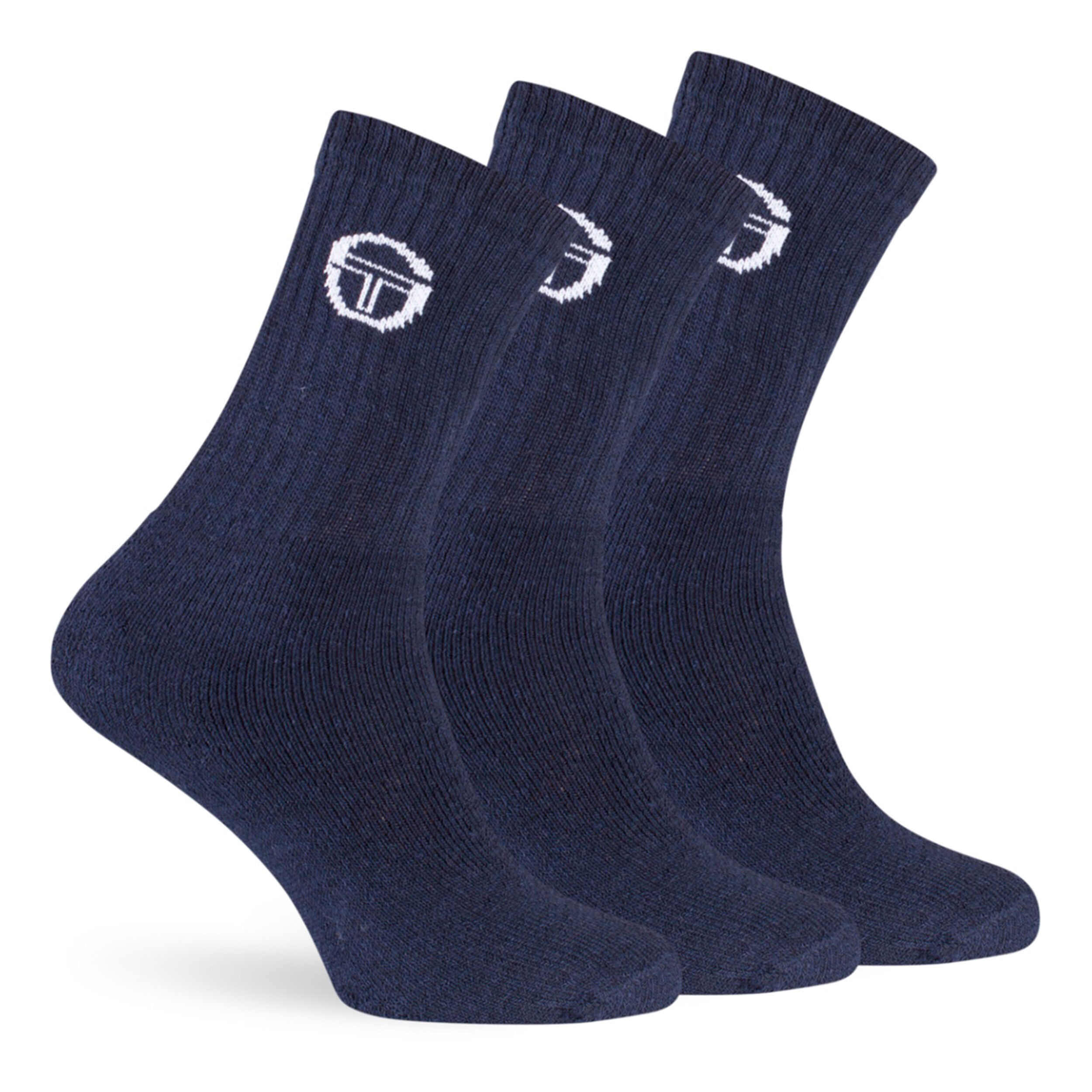 Buy Sergio Tacchini Terry Tennis Socks Men Dark Blue White online