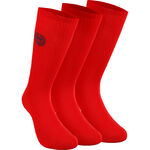 BIDI BADU Clothing BIDI BADU Matayo Crew Tech Sports Socks 3 Pack Men-Lightred,Blue