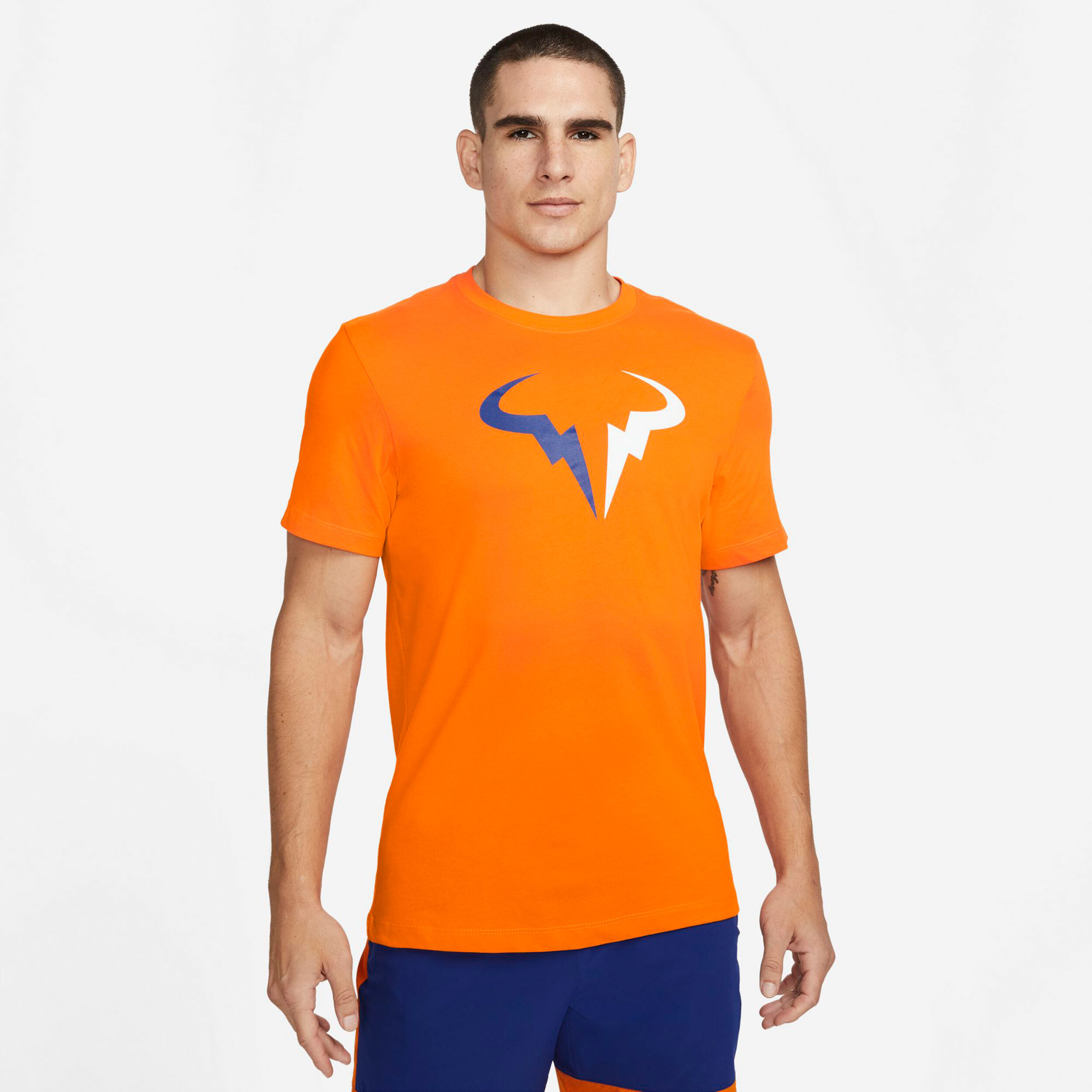 Buy Nike Rafael Nadal Court Dri Fit Essential T Shirt Men Orange Multicoloured online Tennis Point COM