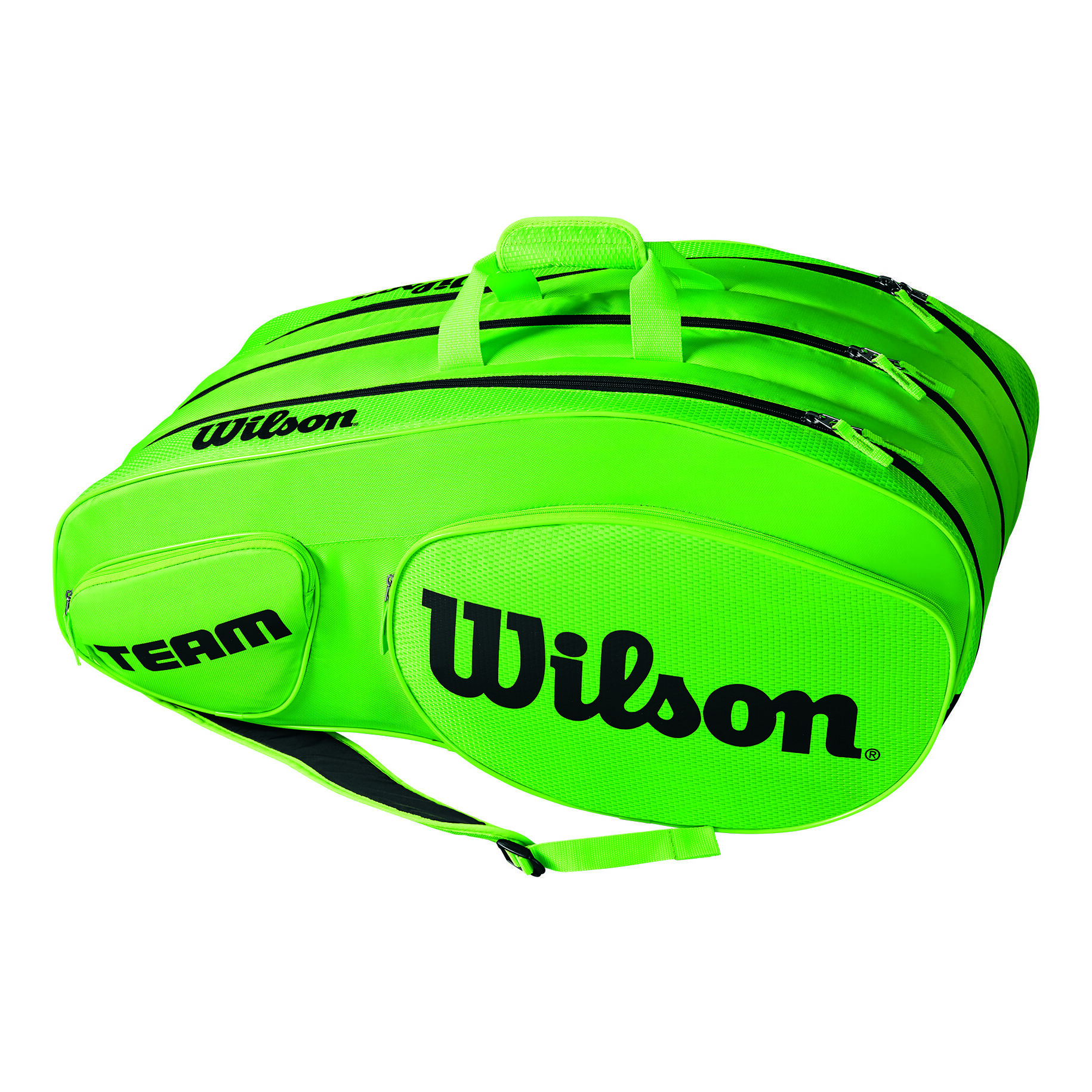 Buy Wilson Team III Racket Bag 12 Pack Green Black online Tennis Point COM
