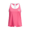 Tech Knockout Tank Top Girls-Pink,White