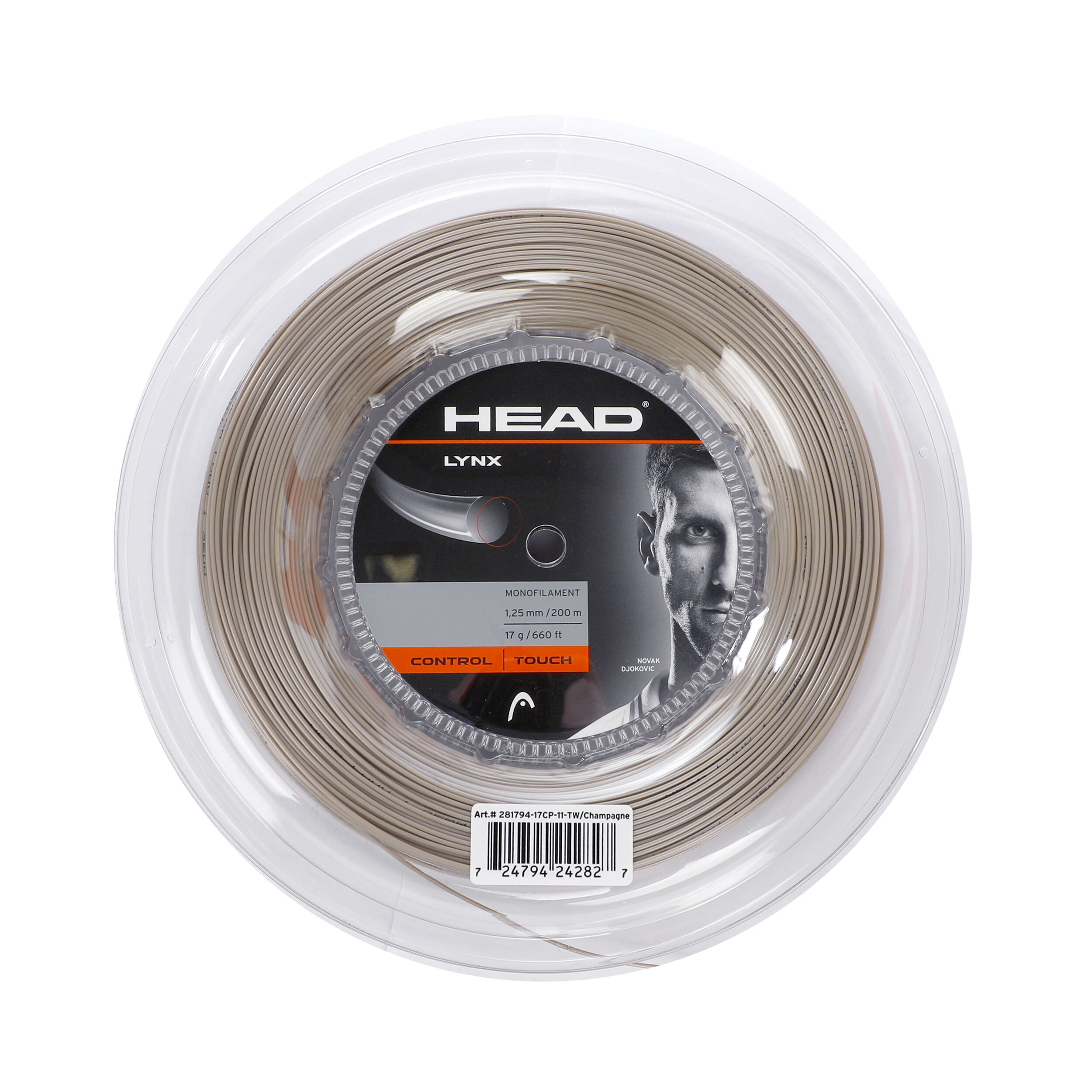 HEAD Lynx String Reel 200m Special Edition - Ecru