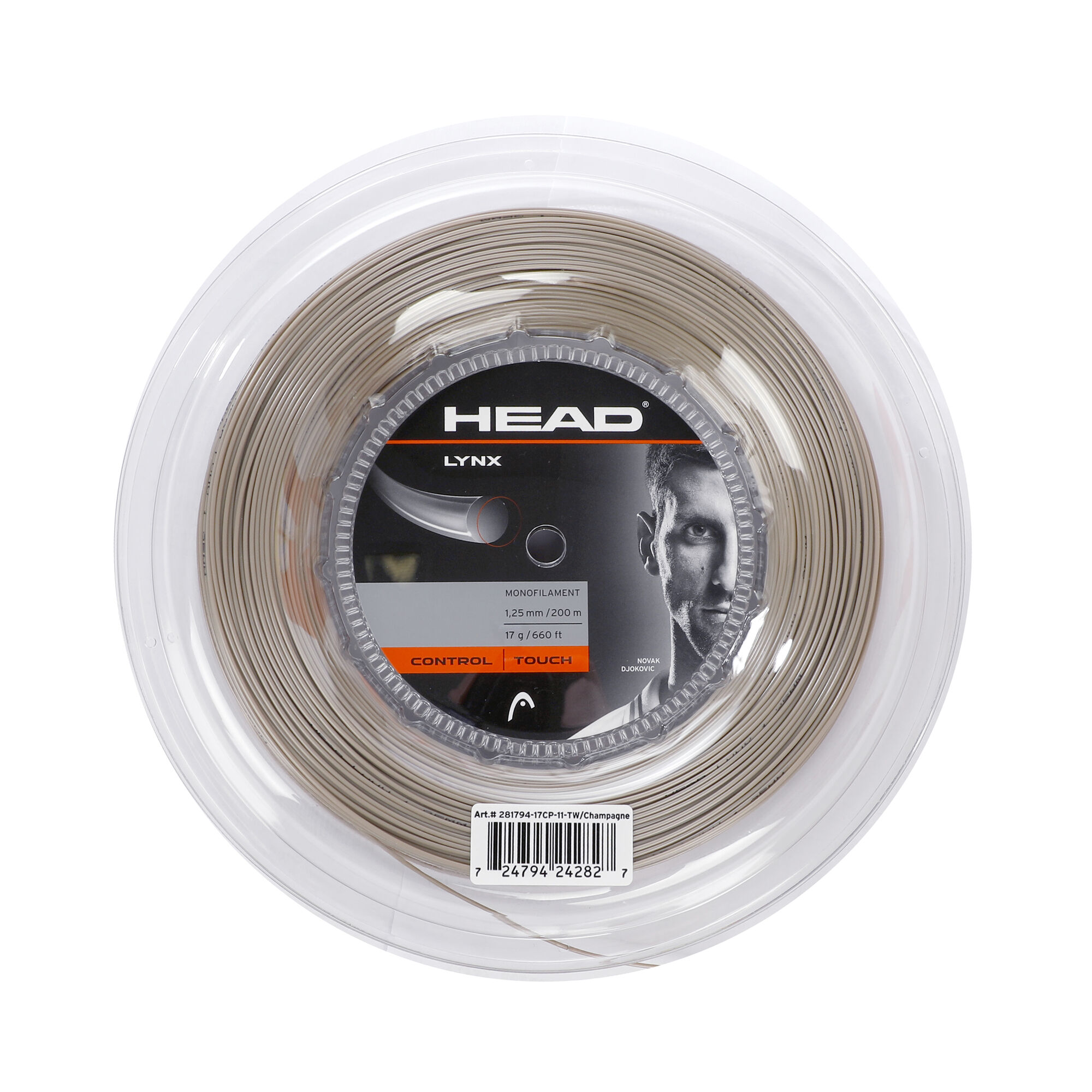 Buy HEAD Lynx String Reel 200m Special Edition Ecru online