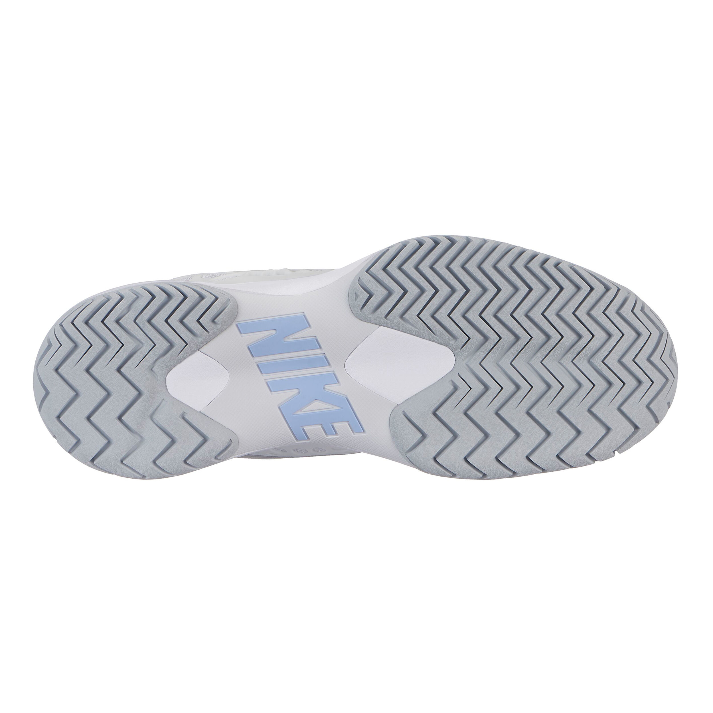 Nike women's zoom cage 3 on sale tennis shoes white and metallic silver