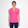 Crew V-Neck T-Shirt Women-Pink