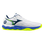 Mizuno Tennis shoes Mizuno  Wave Enforce Court All court shoe Men - white, cobalt blue