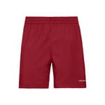 HEAD Clothing HEAD Club 7in Shorts Men-Red,Silver