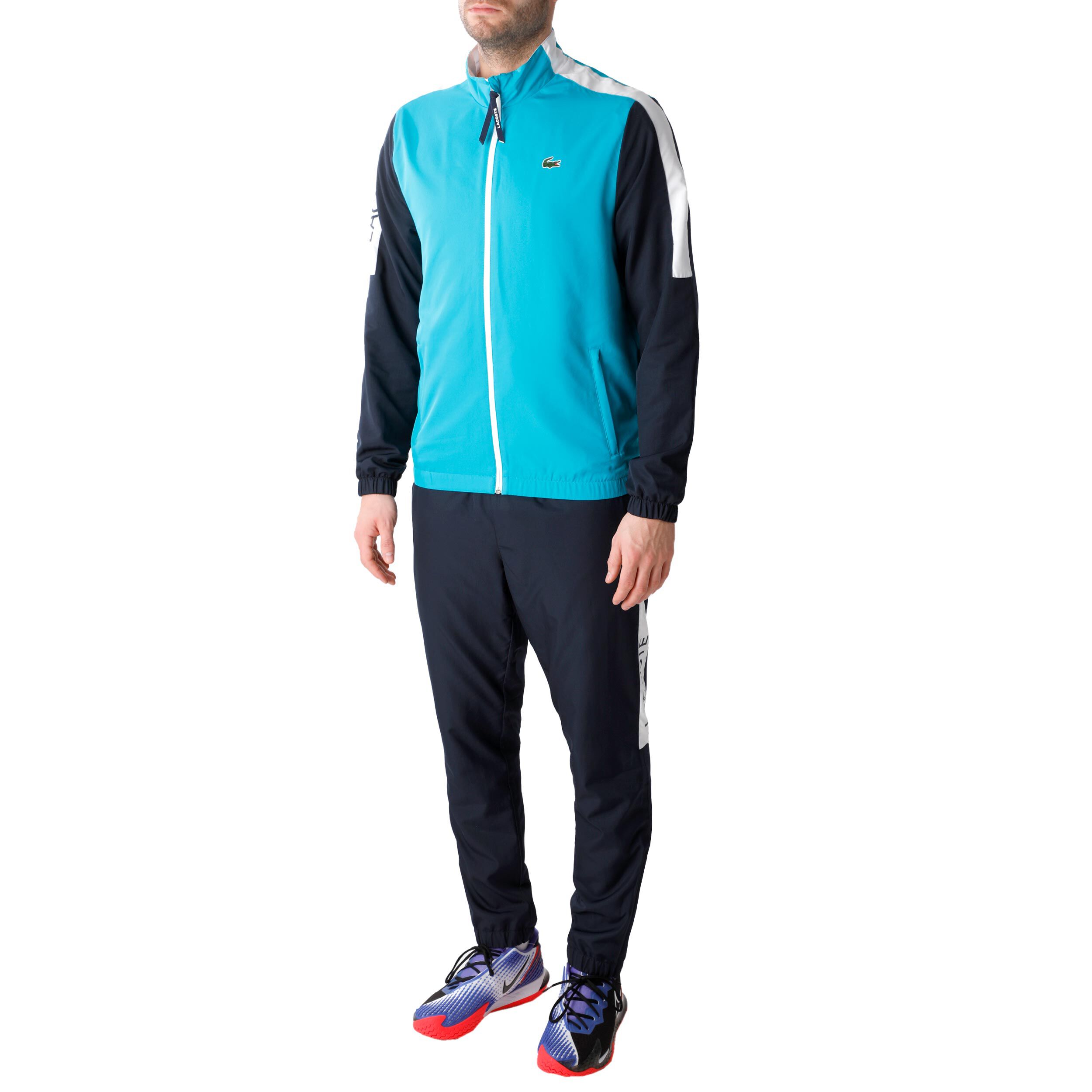 Tracksuit Men Dark Blue White