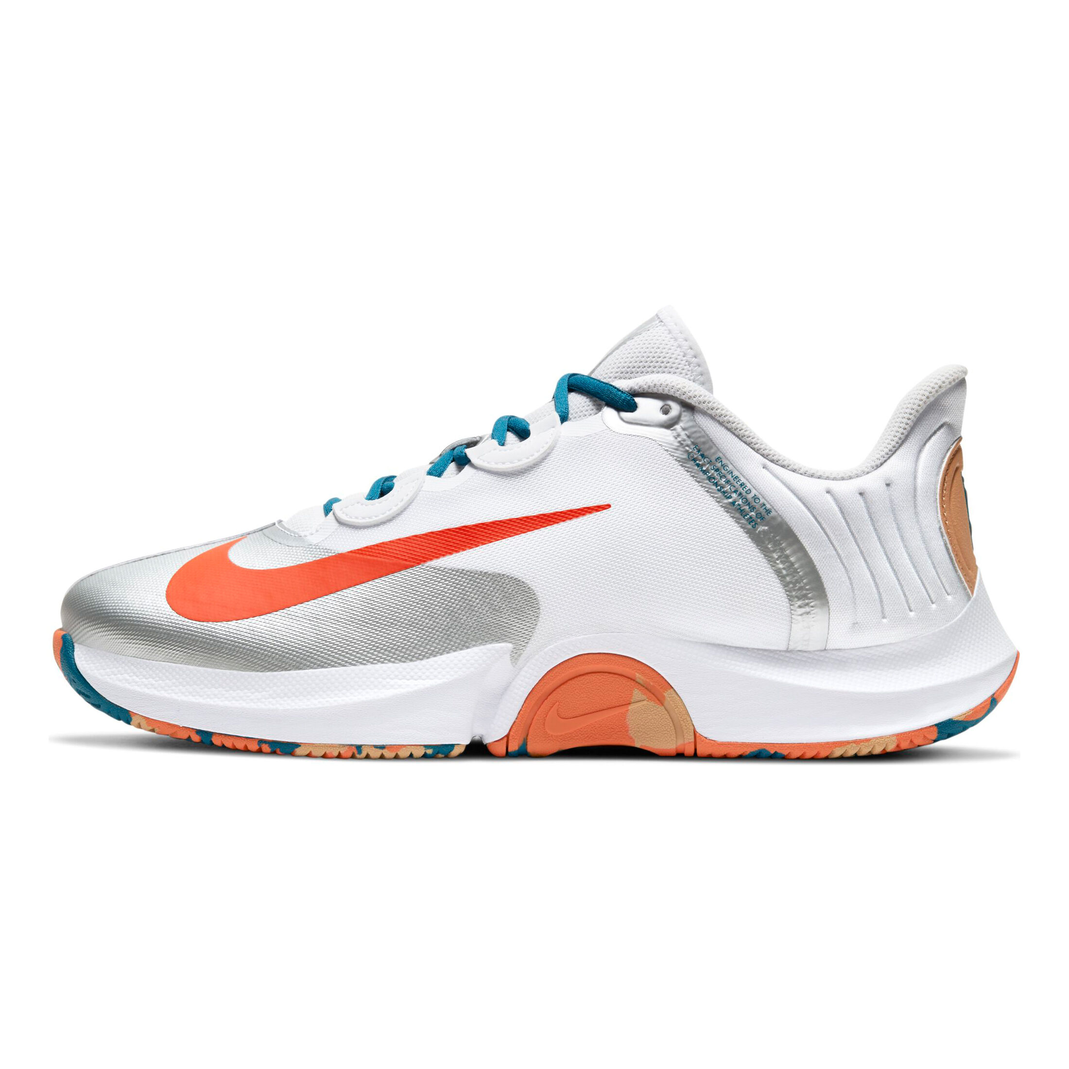 Buy Nike Court Air Zoom GP Turbo All Court Shoe Men White Orange