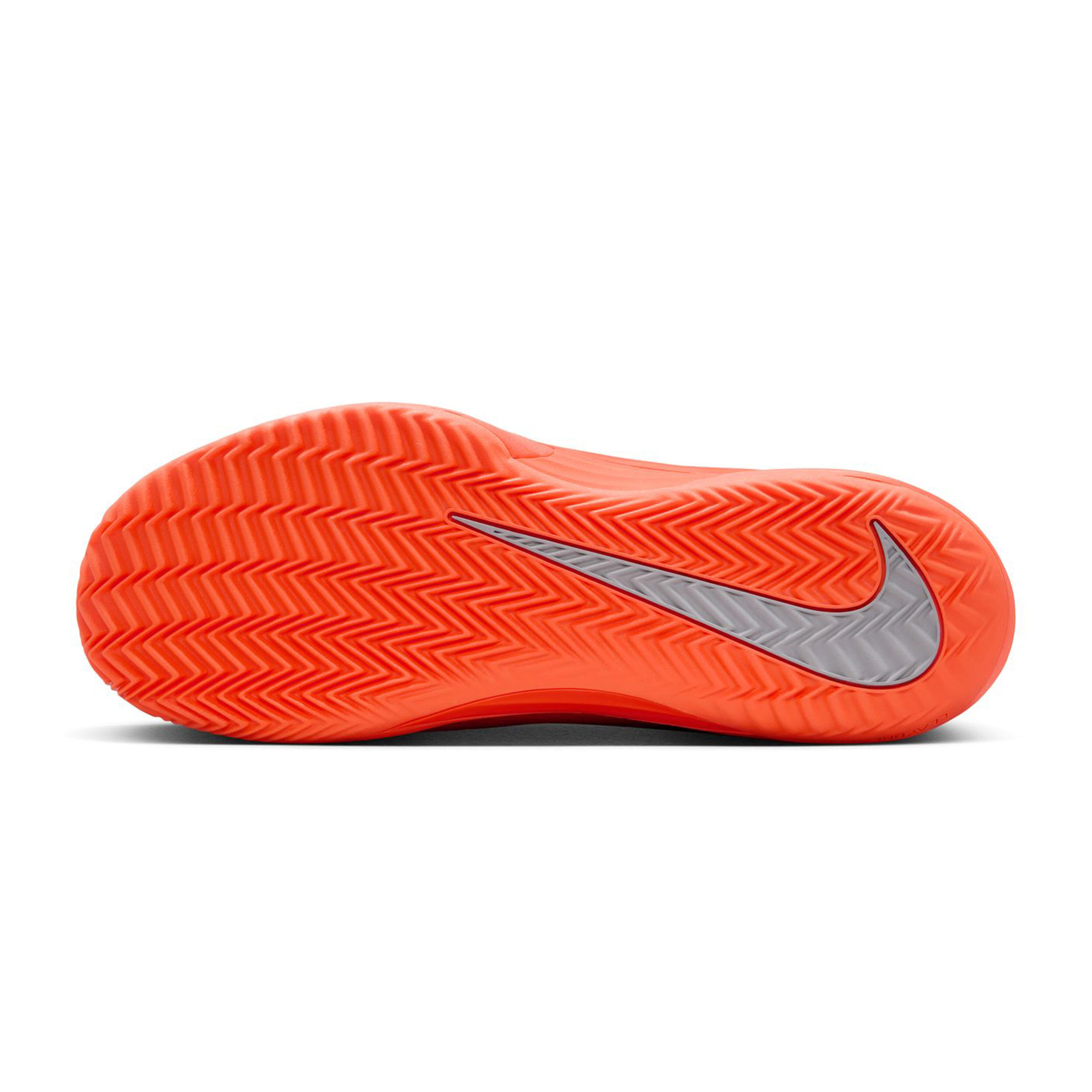 Nike Zoom Vapor 12 Clay Court Shoe Men Orange, Silver | Tennis-Point