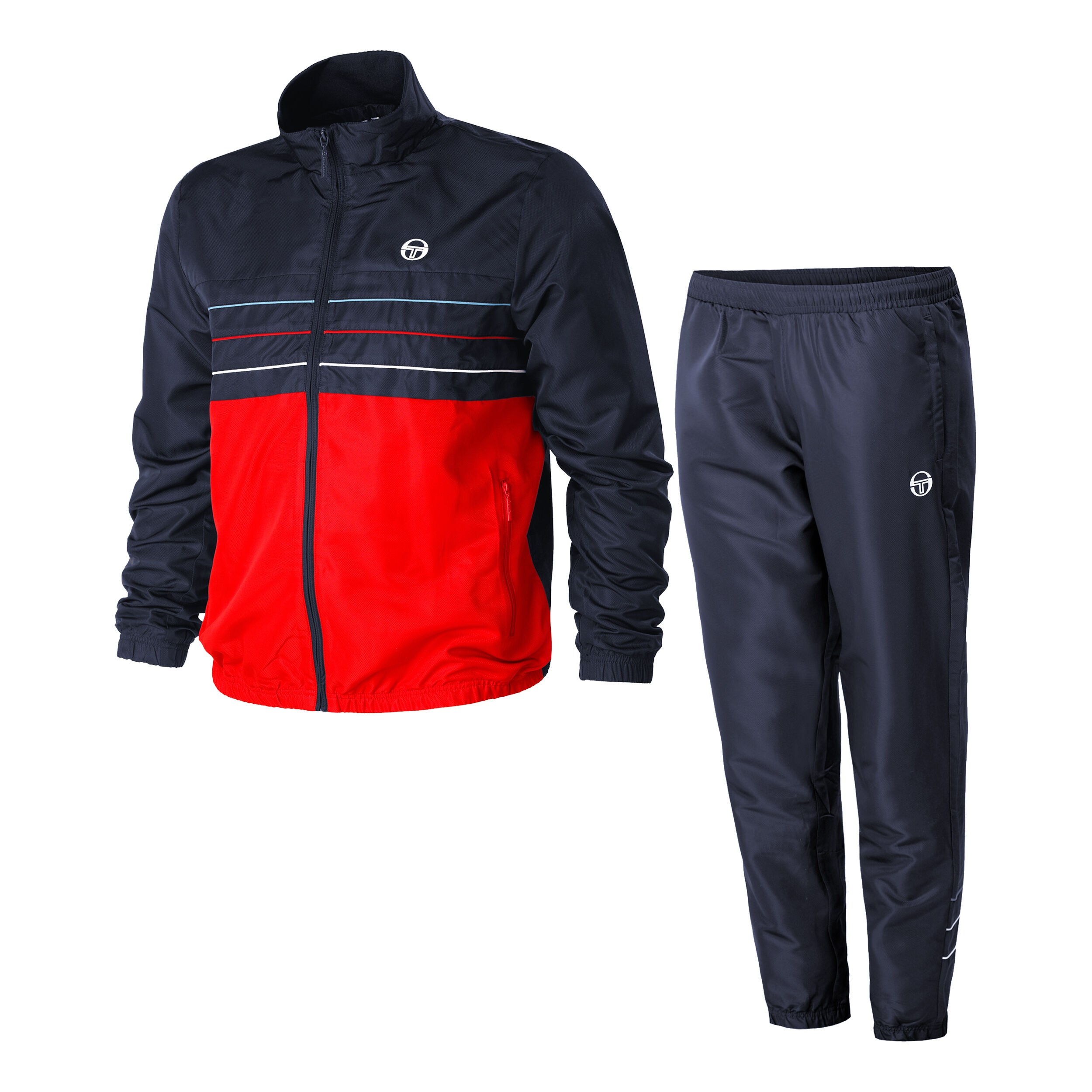Amarilis Tracksuit Men Dark Blue Red