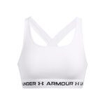Under Armour Clothing Under Armour Crossback Mid Sports bras Women - white, black