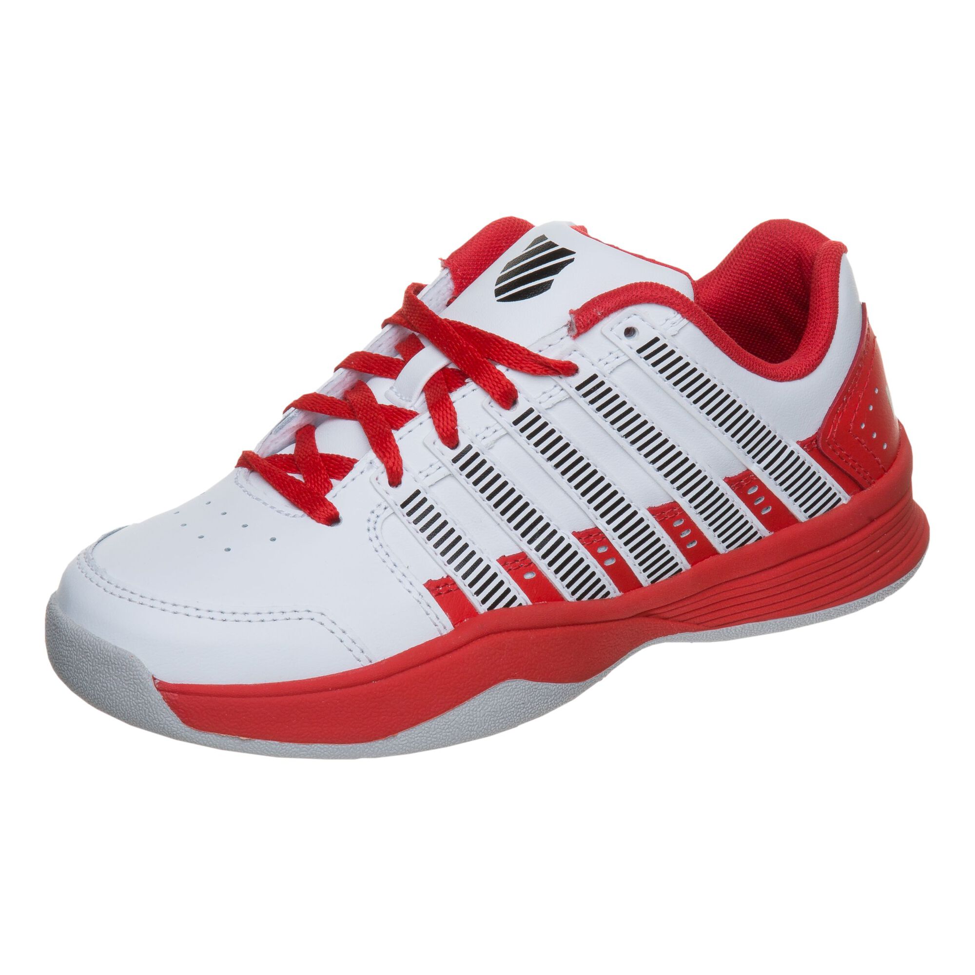 Geruststellen Trots tevredenheid buy K-Swiss Court Impact Leather Carpet Shoe Kids - White, Red online |  Tennis-Point