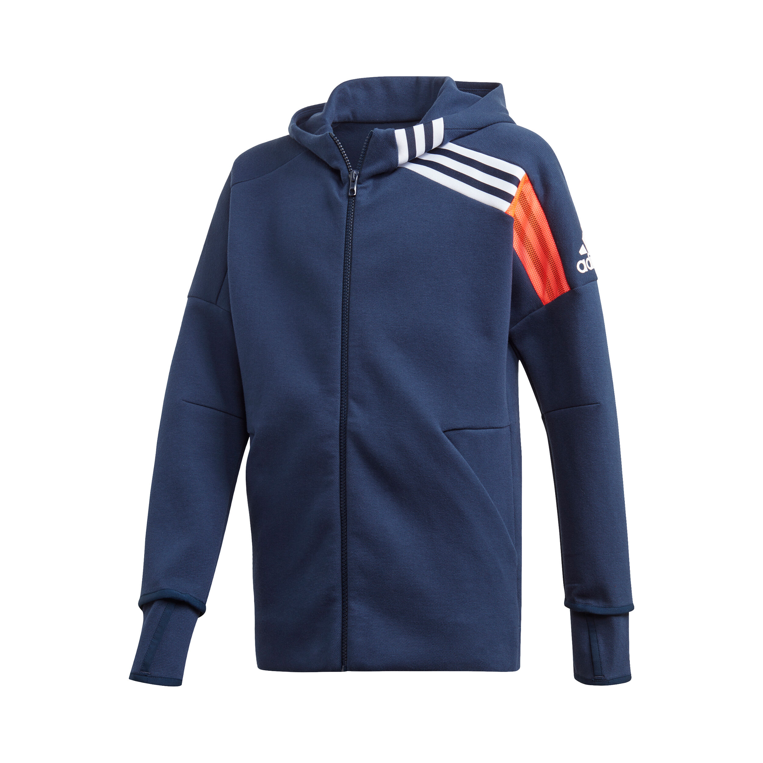 Buy adidas Z.N.E. Full Zip Hoodie Kids Dark Blue White online Tennis Point COM