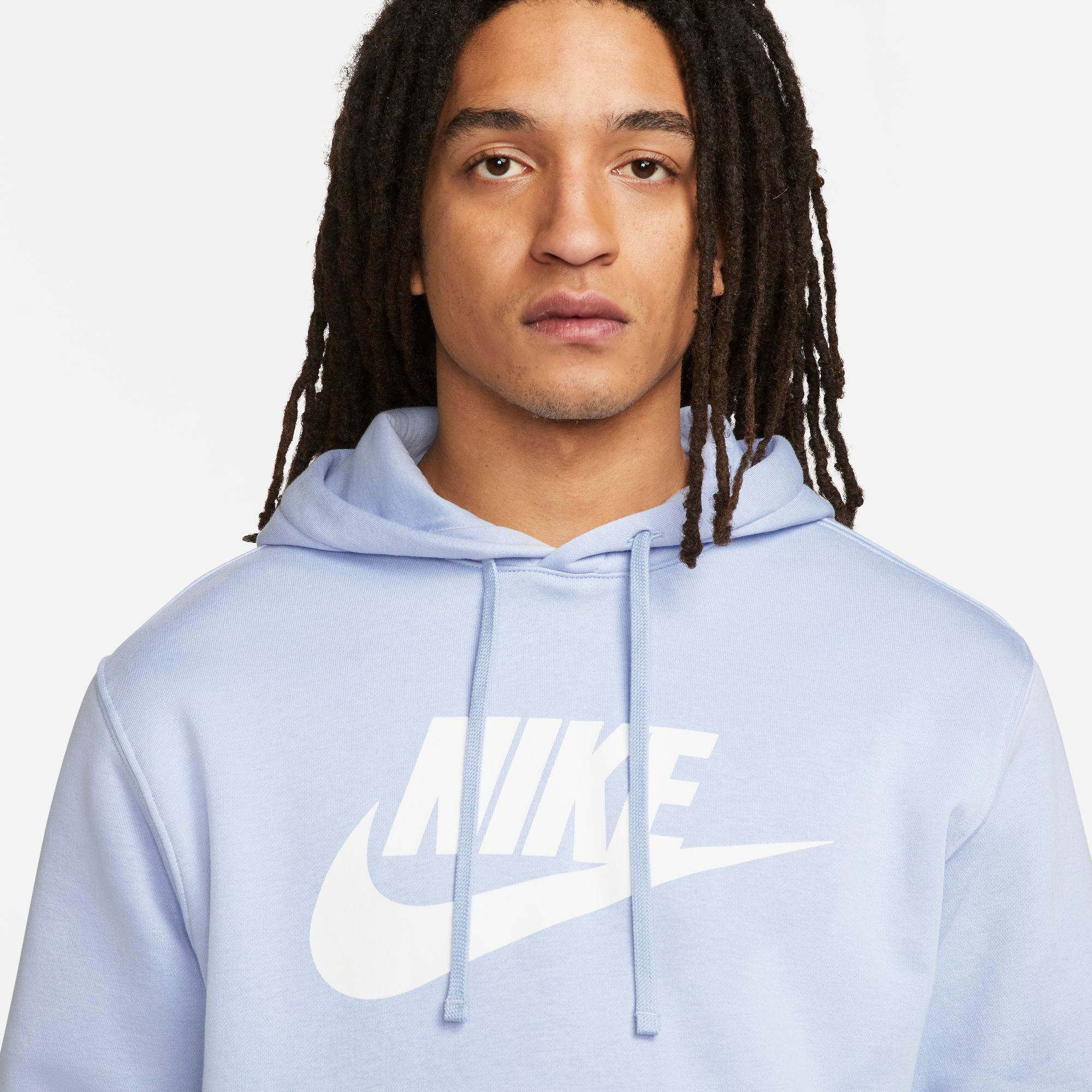 Nike sportswear club fleece light 2025 blue