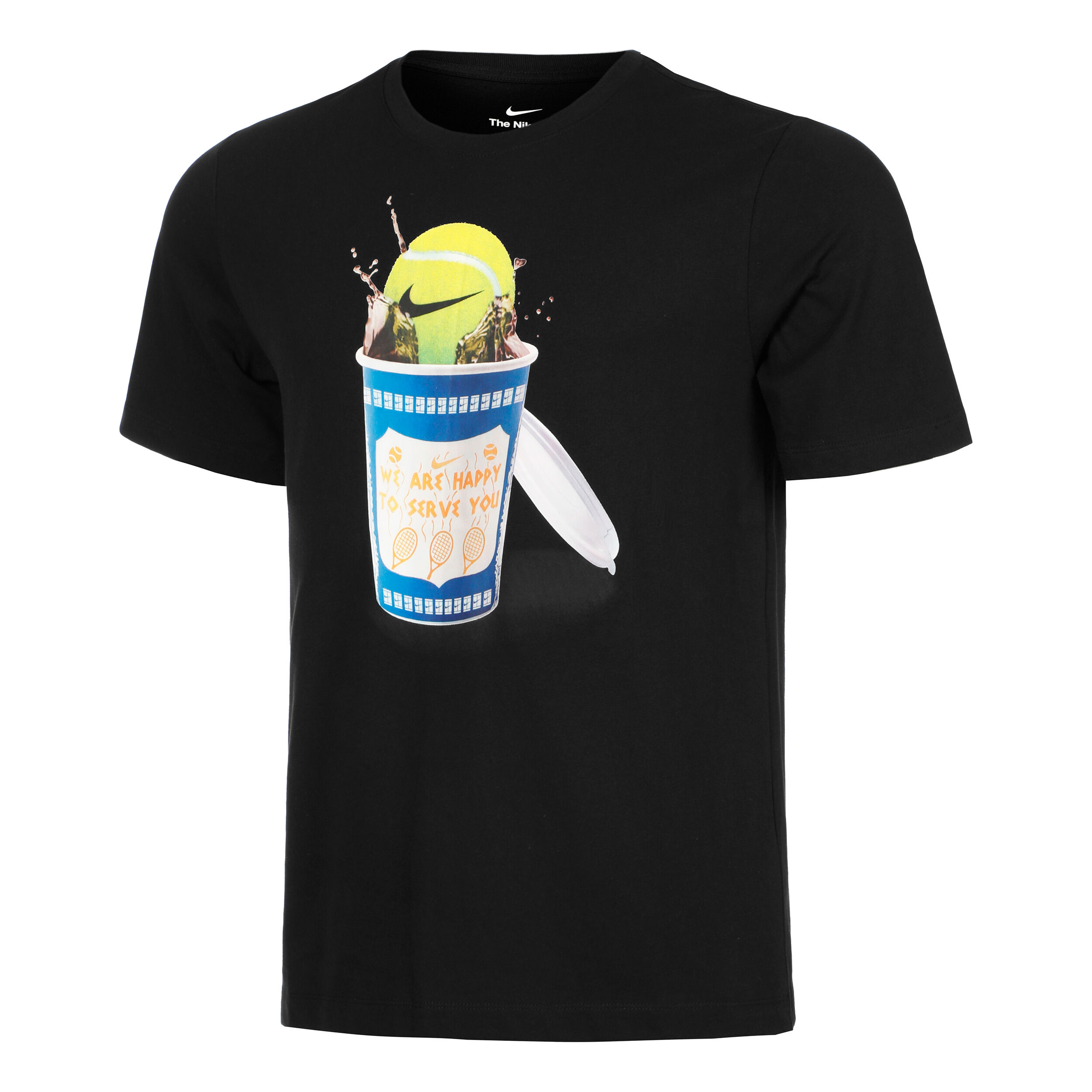 Buy Nike Court Heritage T-Shirt Men Black online | Tennis Point COM