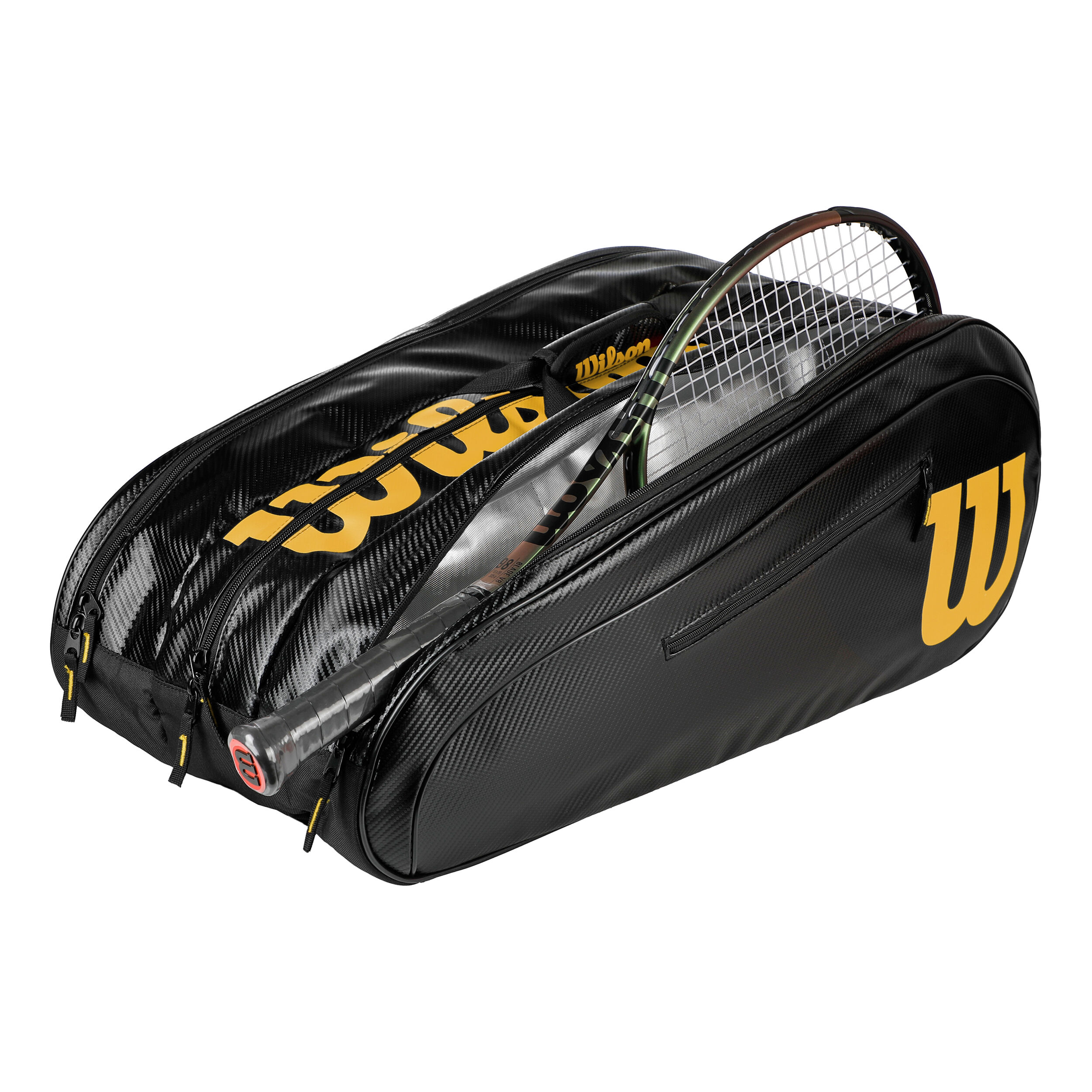 Wilson tennis bag black gold cheap