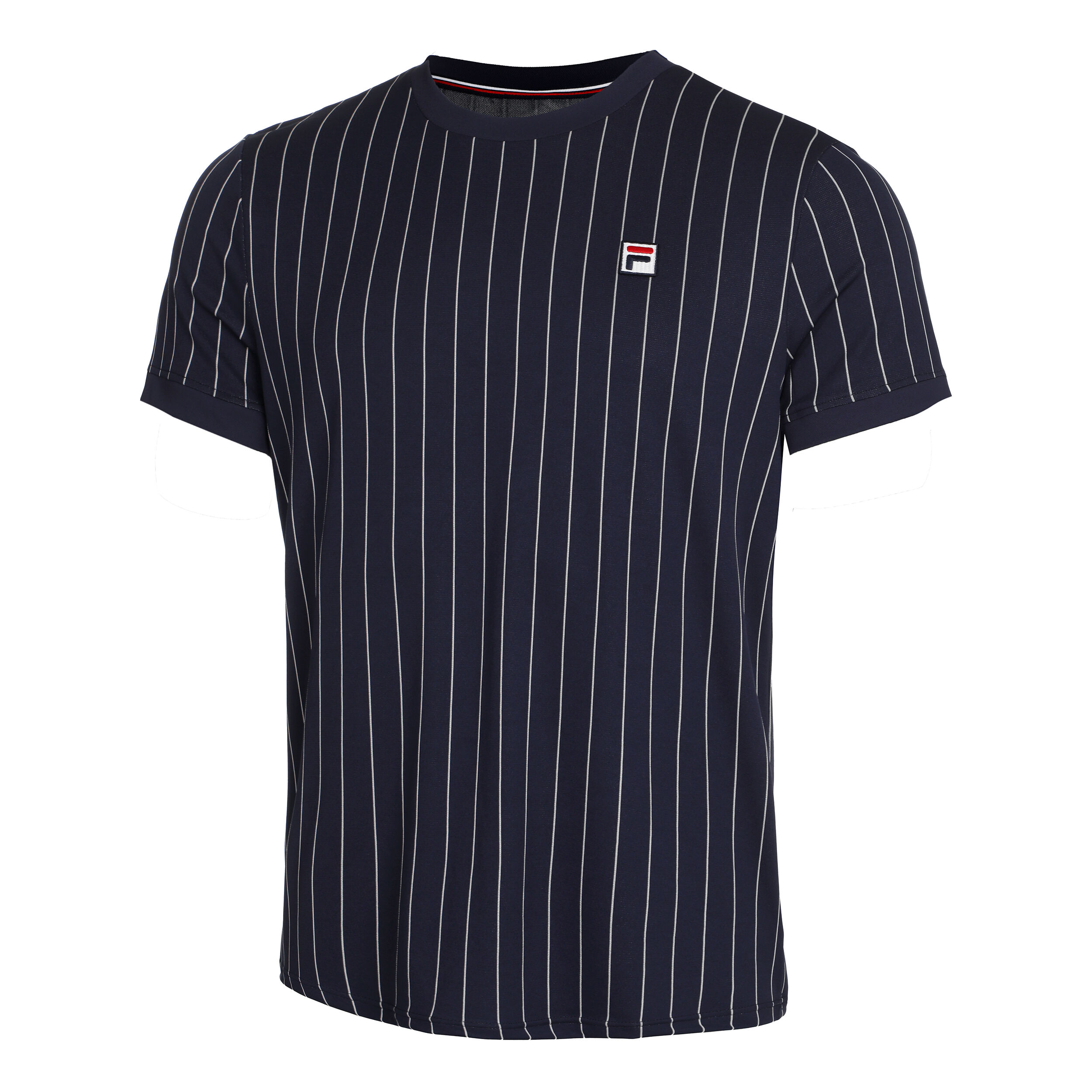 Fila striped tee shop