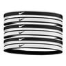 Swoosh Sport Tipped Hair band 6 Pack -white,black