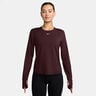 One Classic Dri-FIT Long sleeve Women - dark red, white